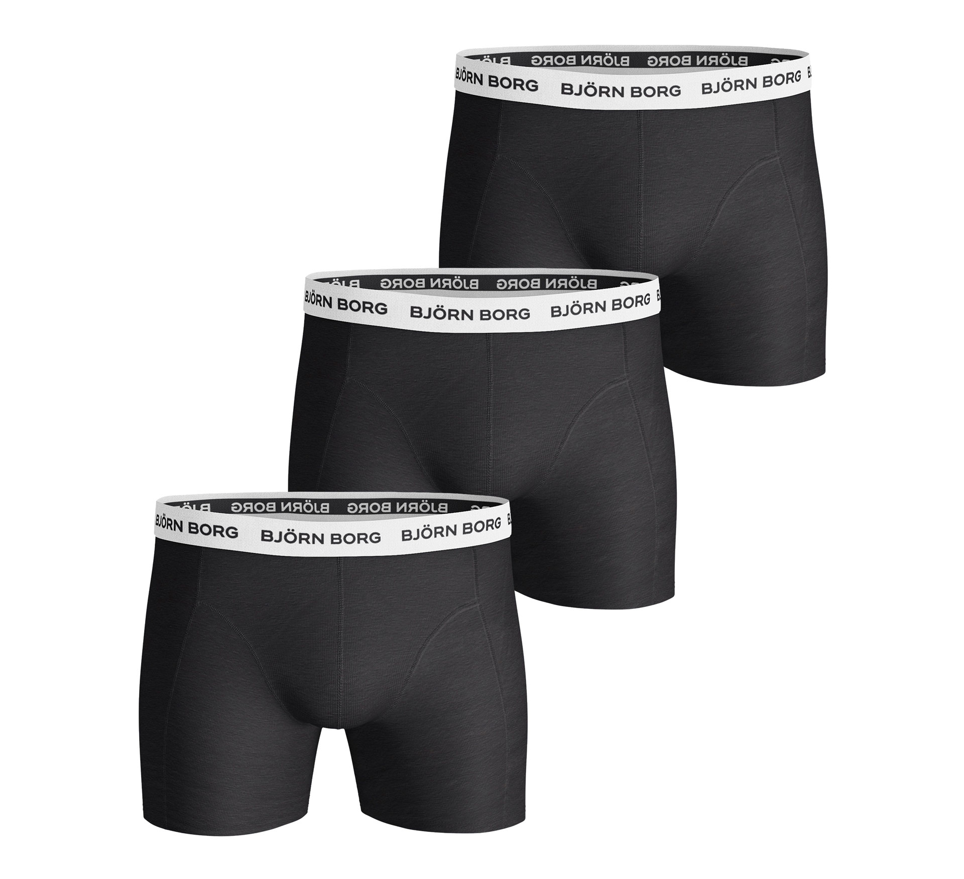 Boxer-shorts Björn Borg Contrast Solids (Lot de 3)