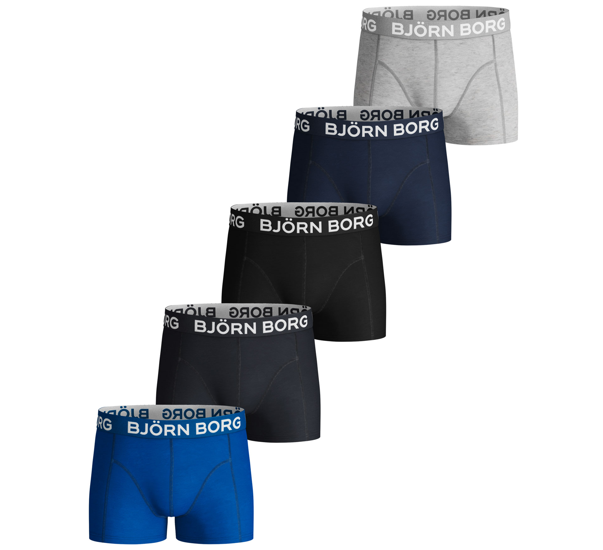 Boxer-shorts Björn Borg Solid Sammy (Lot de 5)