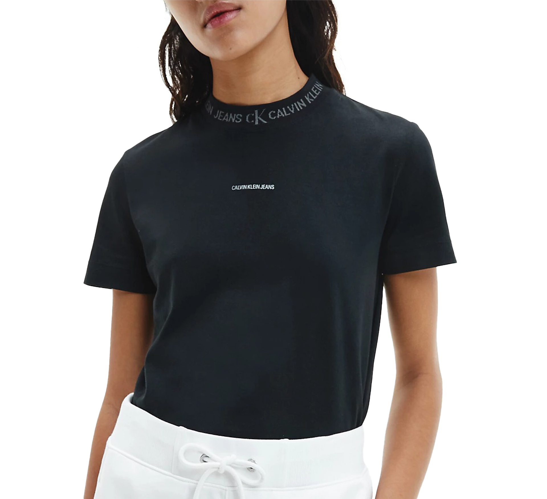T-shirt Calvin Klein Intarsia Femme