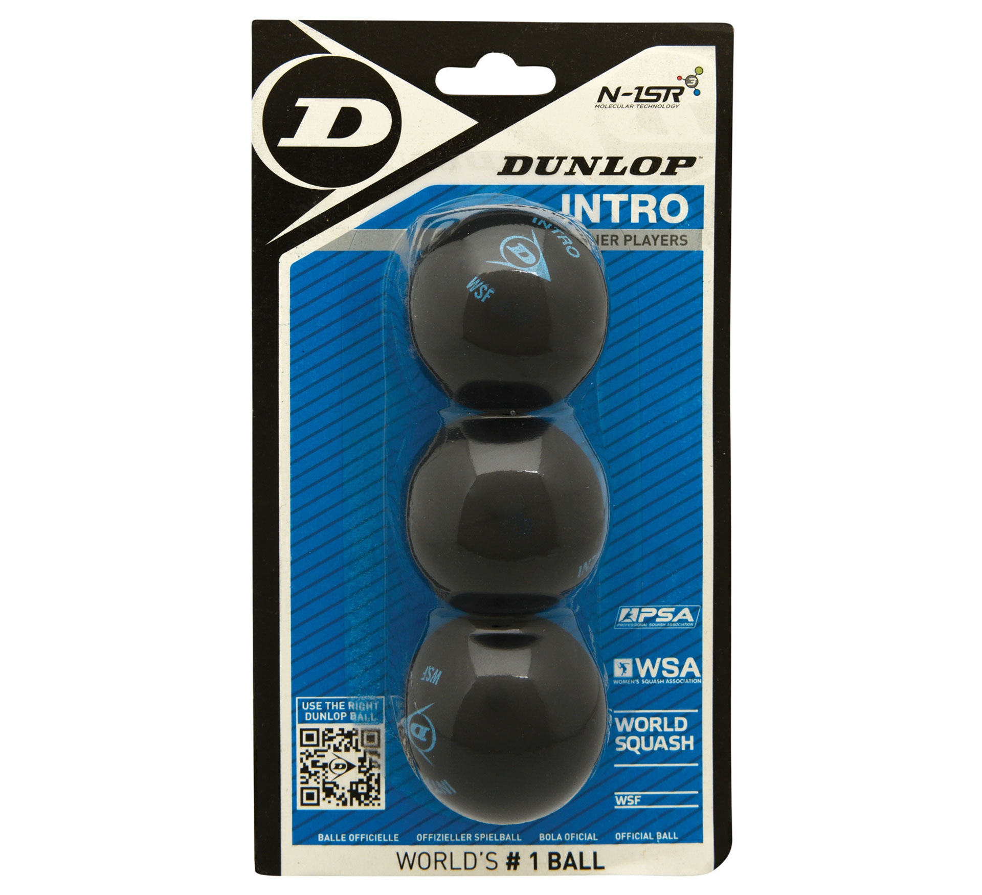 Balles de squash Dunlop Intro