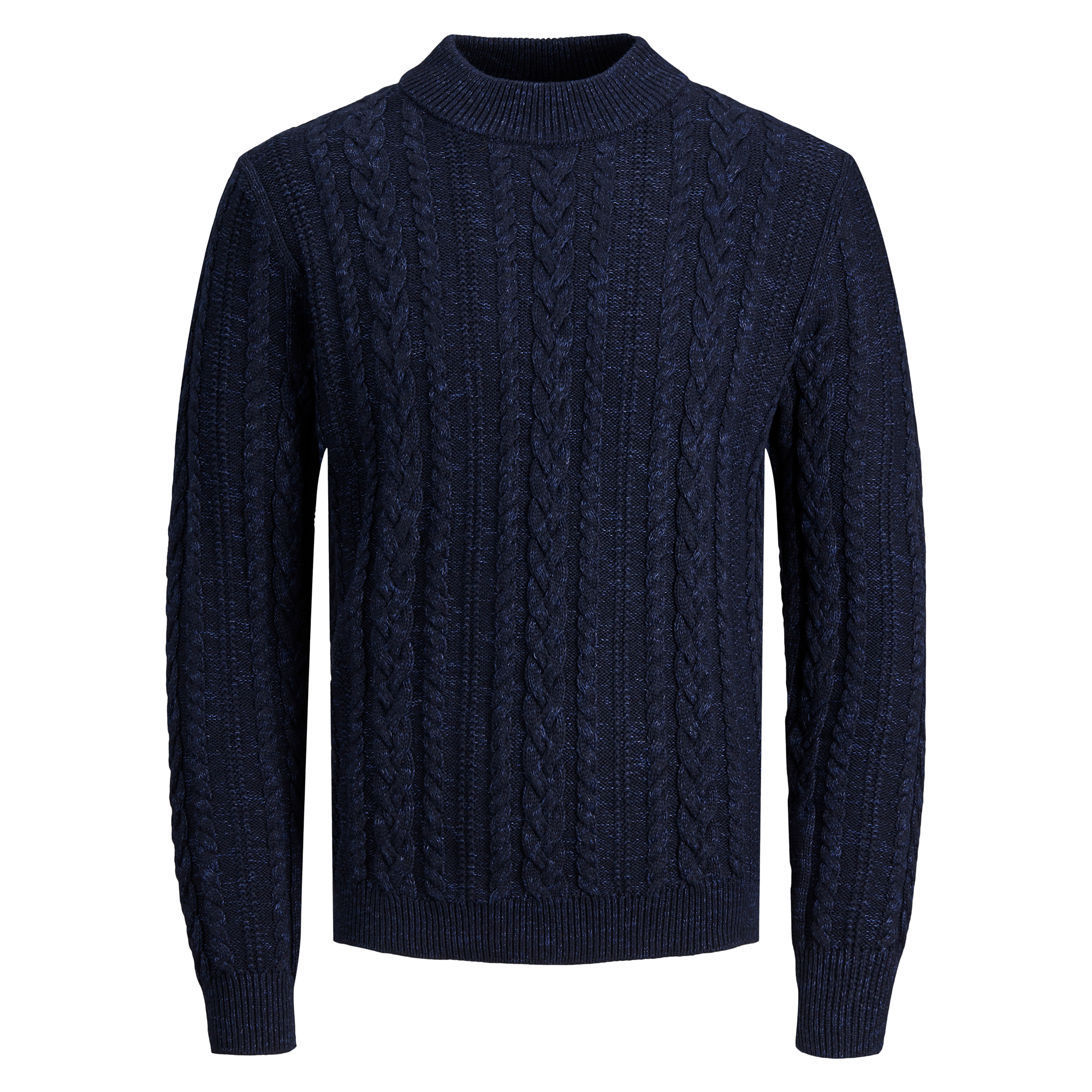 Sweater Jack & Jones Premium Blu Albert Knit Crew Neck Hommes