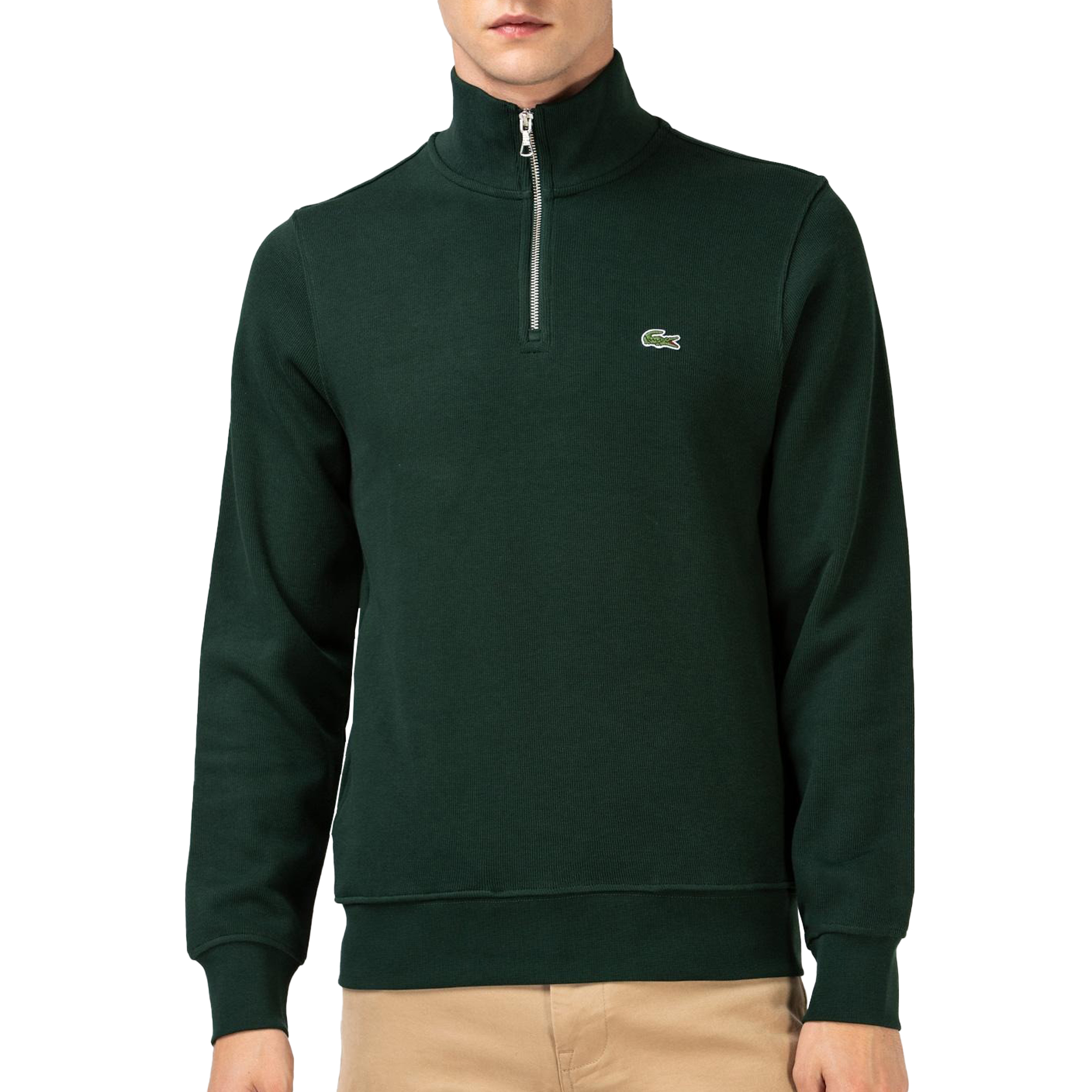 Sweat-shirt Lacoste Zip Stand-Up Collar Homme