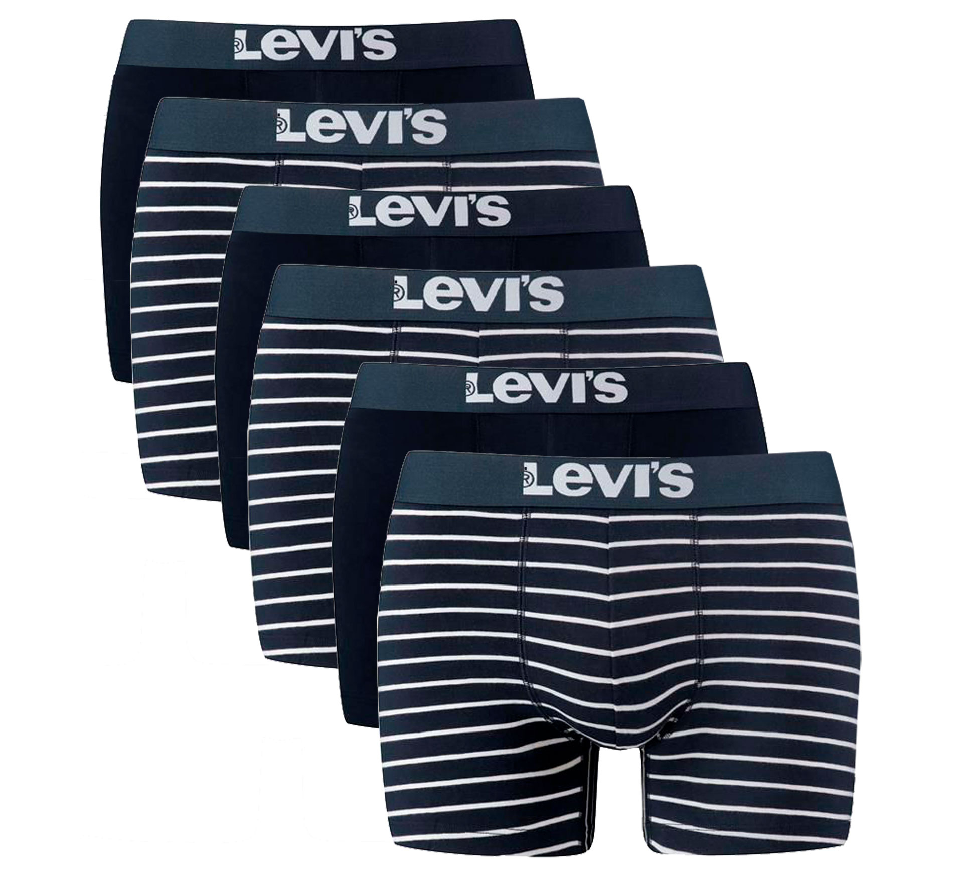 Boxershorts Levi's Vintage Stripe YD (Lot de 6)