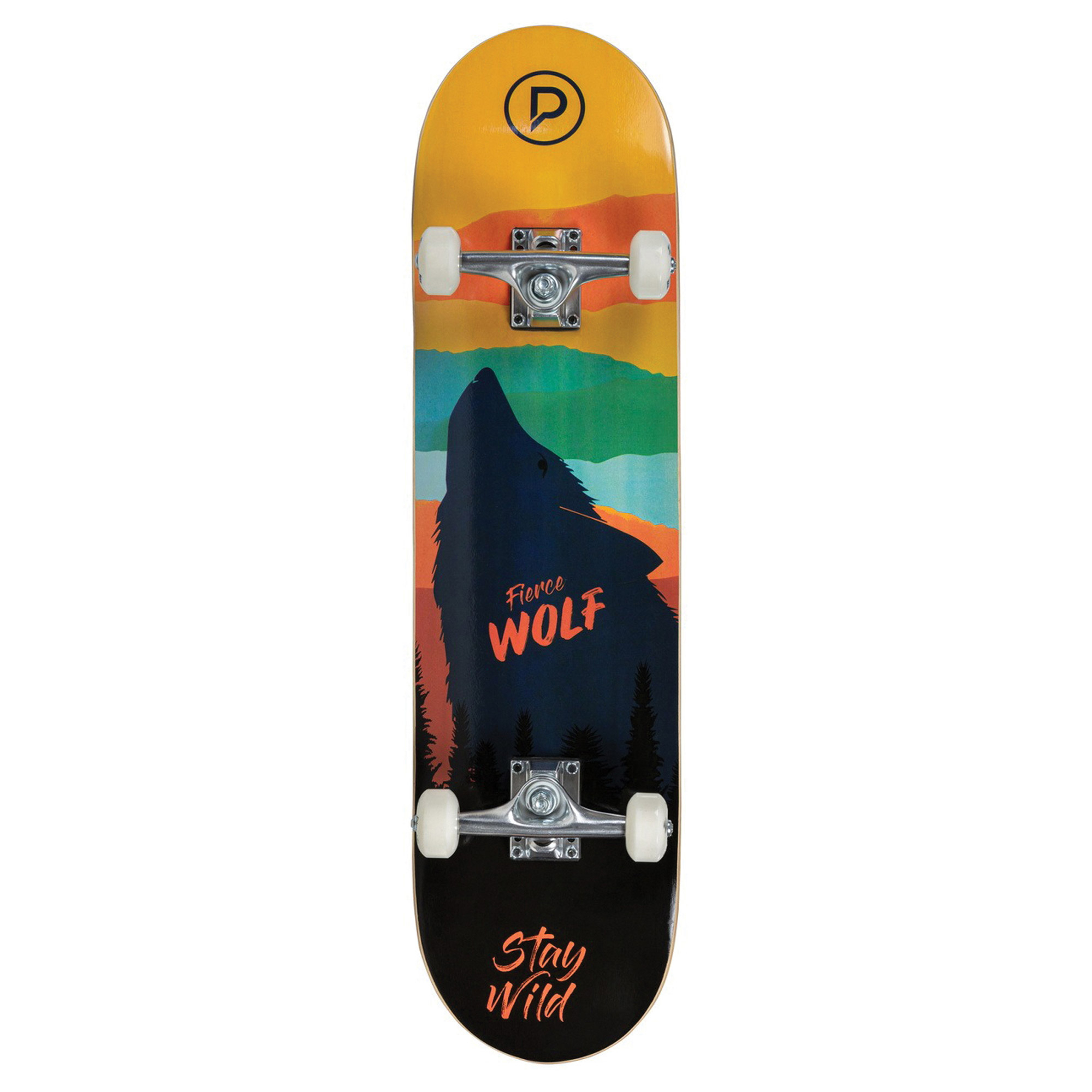 Skateboard Playlife Firce Wolf