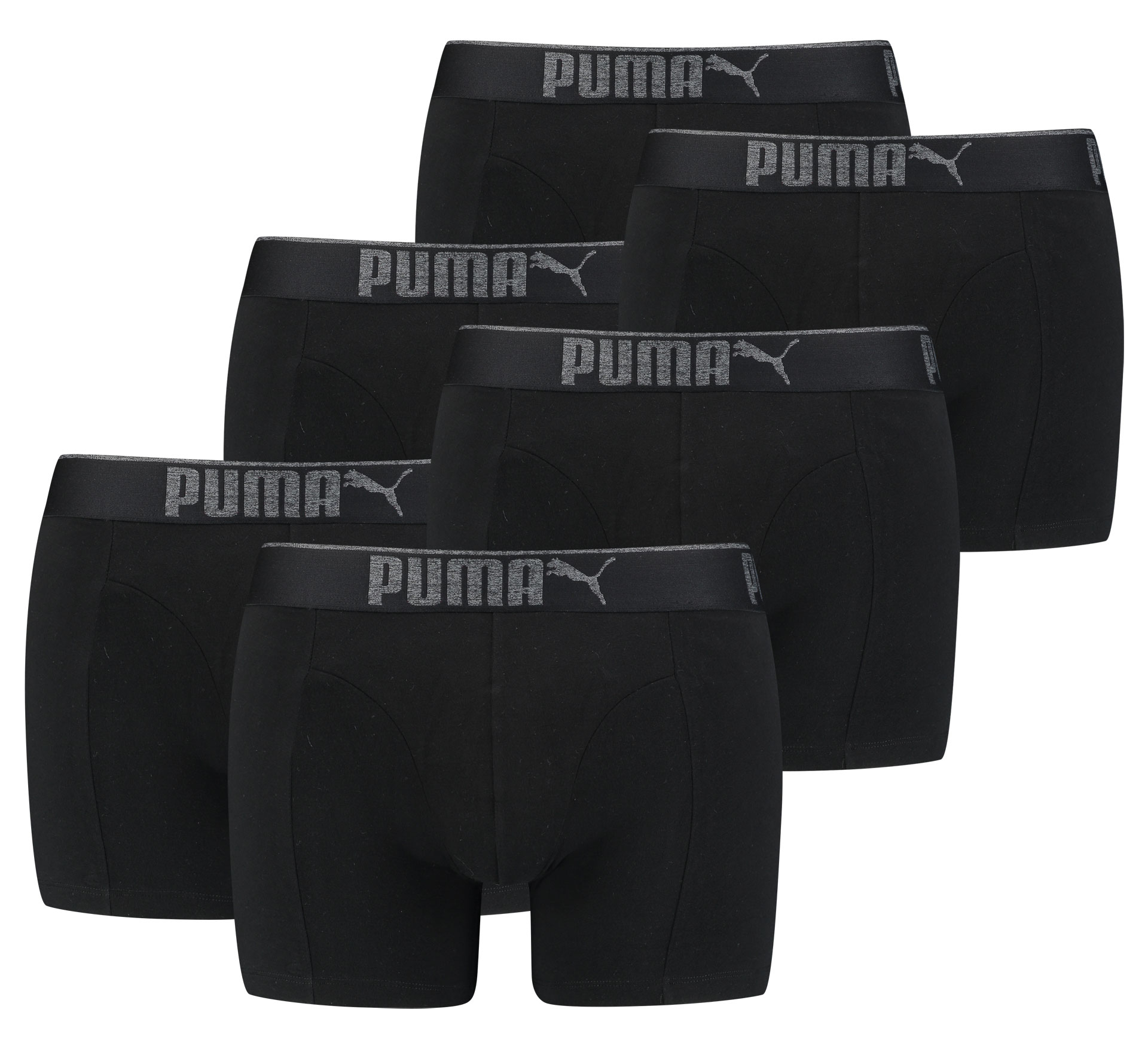 Boxers Puma Premium Sueded Cotton Homme (Lot de 6)
