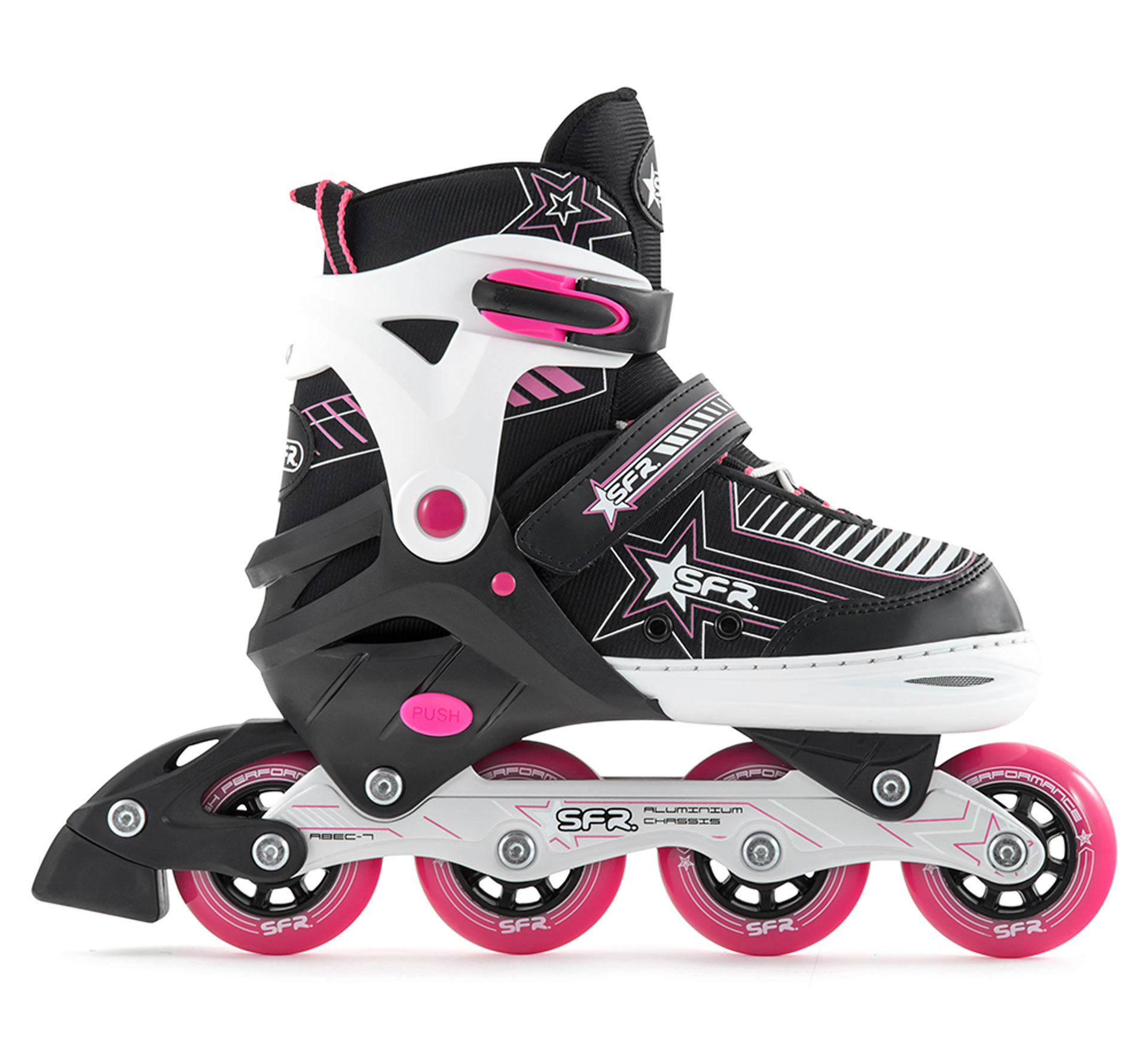 Le patin à roulettes pour enfants SFR Pulsar Adjustable Inline Skates