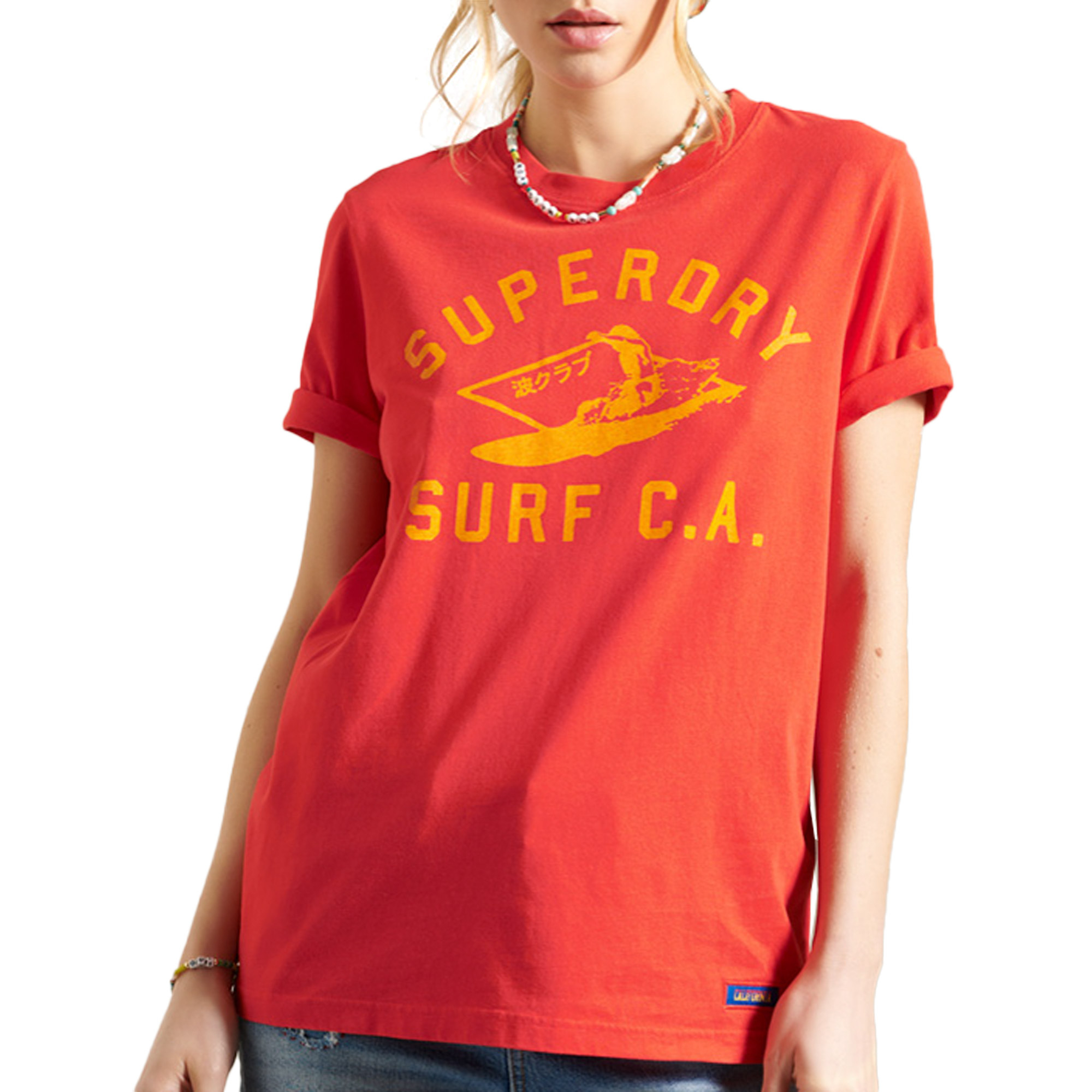 T-shirt Superdry Cali Surf Classic Crew Neck Femme