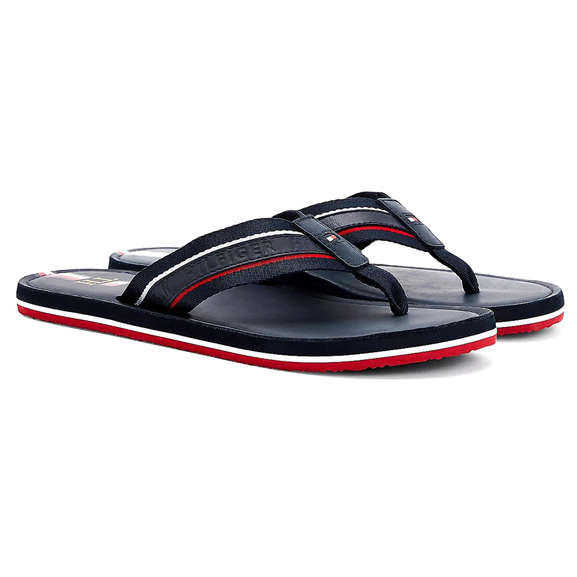 Tongs Tommy Hilfiger Elevated Leather Beach Homme