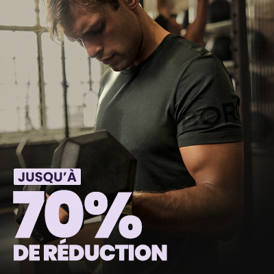 Vêtements de fitness jusqu'à 70% de réduction