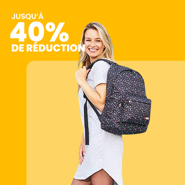 Sacs à dos jusqu'à 40% de réduction